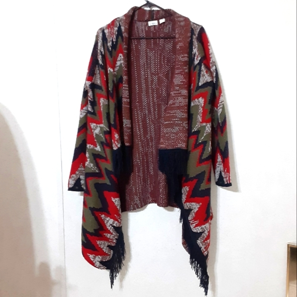 SZ M CATO OPEN FRONT CARDIGAN